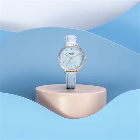 Buy Online Sonata Poze Quartz Analog Blue Dial Blue Colour Leather ...
