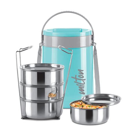 Milton Classic Insulated Tiffin with Stainless Steel Containers – Rasoi ...