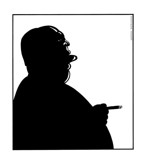 MxD - Alfred Hitchcock caricature