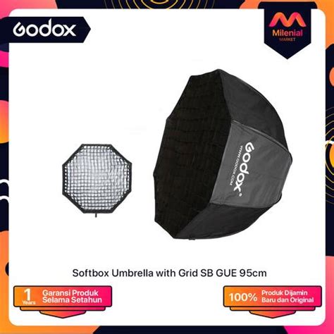 Jual Godox Softbox Octagonal with Grid SB-UE 95cm Bowens Mount Octa ...