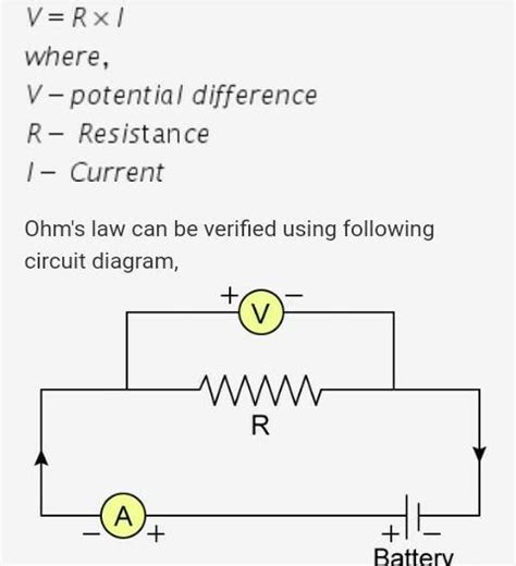 draw the cricut diagram used to verify ohm's law - Brainly.in