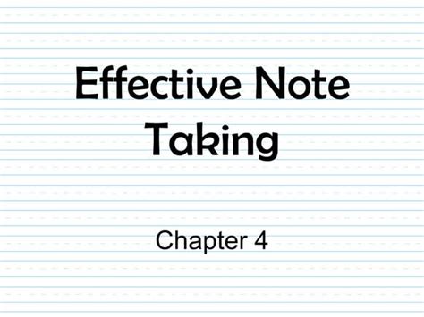 Effective Note Taking 的图像结果