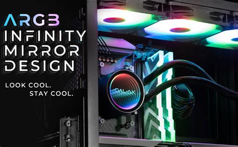 GALAX Hydro Vortex 360R ARGB Black CPU AIO Liquid Cooler/Compatible ...