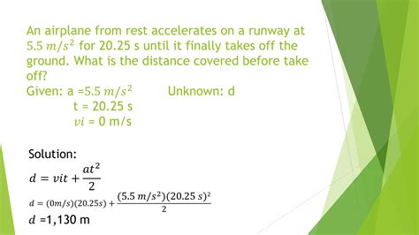 Uniformly Accelerated Motion Examples 的图像结果