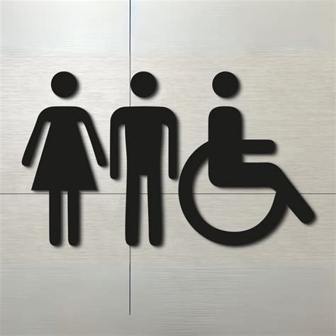 Washroom Signs, Restroom Signs, Washroom Sign Boards in Acrylic – Maags ...