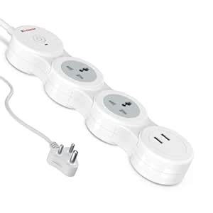 Goldmedal Caterpillar 3+1 Spike Guard with Dual USB Ports | 2 Universal ...