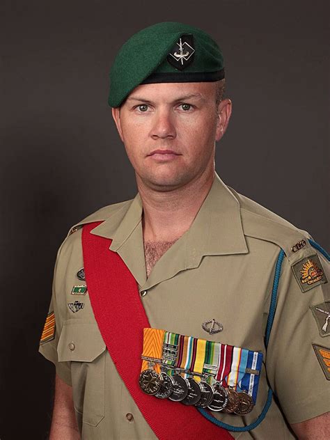 Australian Army Sergeant Brett Wood, 32, of Ferntree Gully, Victoria ...