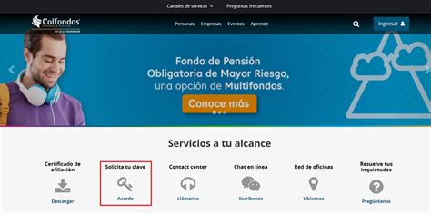 Colfondos: Afiliación y certificado en línea