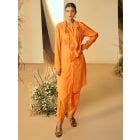 Coral Crepe Jumpsuit