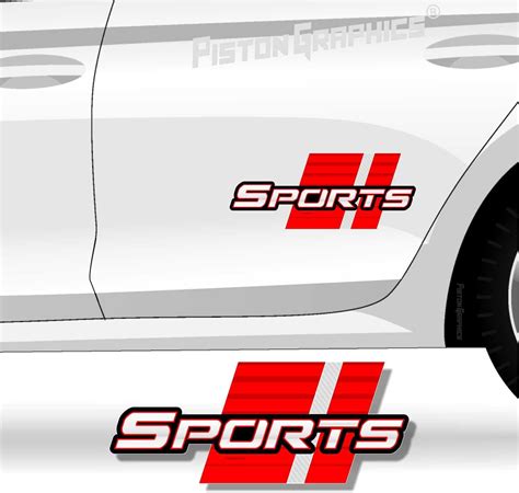 ARWY car Sticker Sport Letter Decal,2 PCS 16 inch Truck Side Vinyl ...