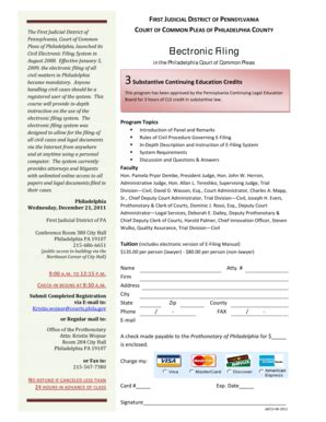 Fillable Online courts phila Registration Form - December 2011 ...