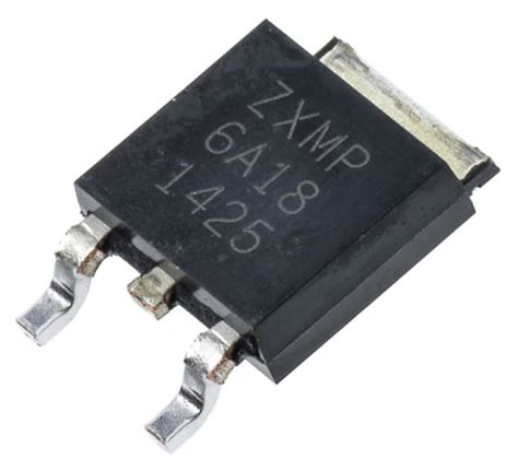 ZXMP6A18KTC DiodesZetex | Diodes Inc P-Channel MOSFET, 10.4 A, 60 V, 3 ...