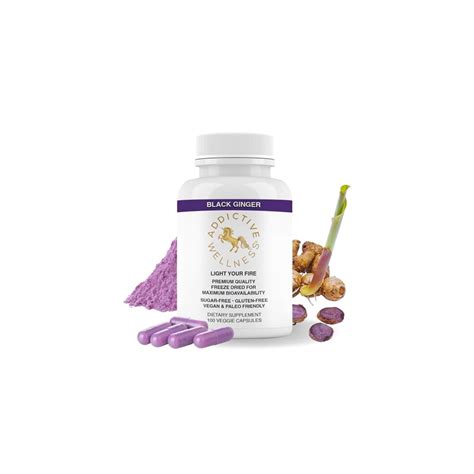 Addictive Wellness Black Ginger Capsules (Kaempferia India | Ubuy