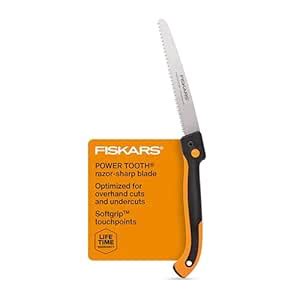 Fiskars 390470-1002 Power Tooth Soft Grip Folding Saw, 10-Inch : Amazon ...