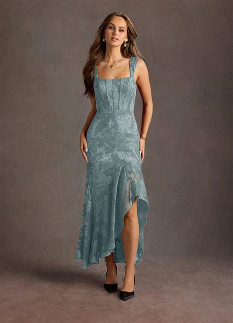 Remi Powder Blue Maxi Dress | Azazie