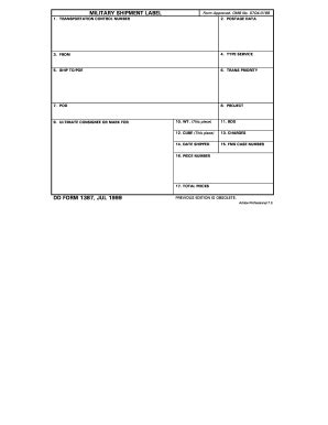 Dd Form 1387 - Fill Online, Printable, Fillable, Blank | pdfFiller