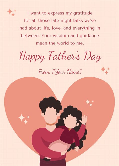 Free Father's Day Welcome Speech Template to Edit Online