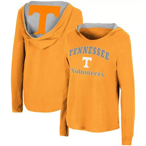 Women's Colosseum Tennessee Orange Tennessee Volunteers Catalina Hoodie ...