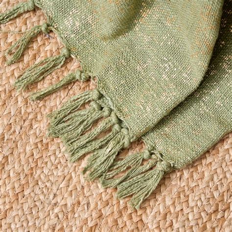 Buy Home Shores Cotton Foil Printed Single Throw from Home Centre at ...