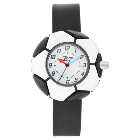 Buy Online Zoop By Titan Quartz Analog White Dial PU Strap Watch for ...