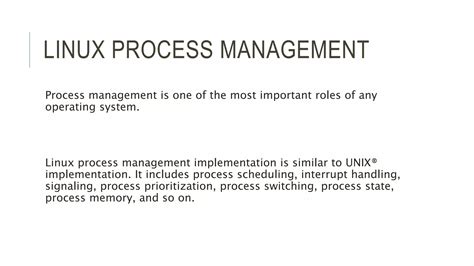 Image result for Process Management in Linux