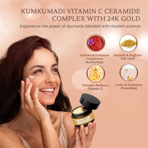 Herbs & Greens Kumkumadi Vitamin C Ceramide Complex with 24K Gold | An ...