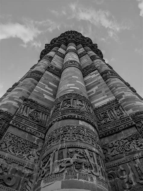 Sketch Of Qutub Minar