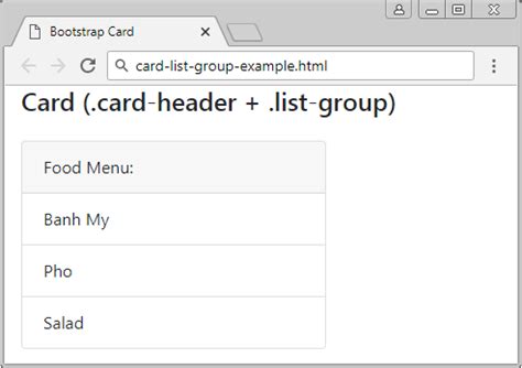 Image result for Bootstrap Header Card