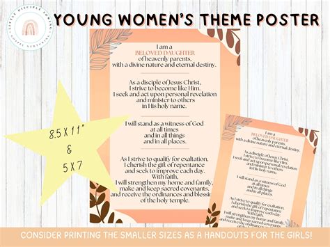 2024 Young Women’s Bulletin Board Kit |2024 Youth Theme|disciple of ...