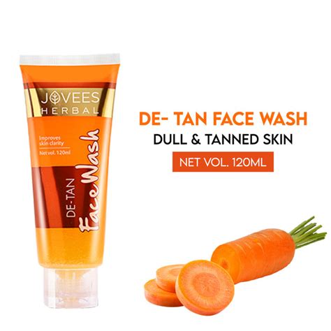 Buy Jovees Herbal De-Tan Face Wash For Tan Removal All Skin Types And ...