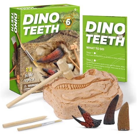 Buy Mega Dinosaur Dig Kit - Dig up Real Simulation Dinosaur Tooth ...