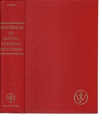Buy Handbook of Metal Forming Processes Book Online at Low Prices in ...