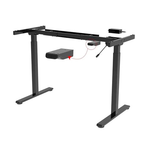 PrimeCables Standing Desk Frame, Height Adjustable Stand Up Desk with ...