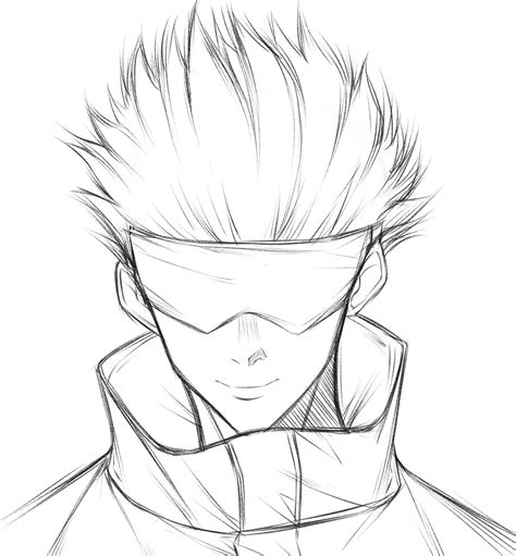 Gojo Satoru Sketch Jujutsu Kaisen By Fhilippe124 by kenkanekiart on ...