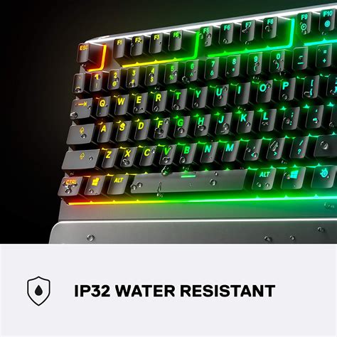Buy SteelSeries Apex 3 RGB Gaming Keyboard – 10-Zone RGB Illumination ...