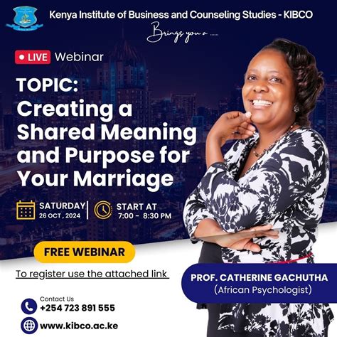 Creating a Shared Meaning and Purpose for Your Marriage, Online event ...