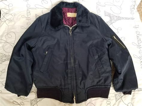 mens Flight Jacket 100% Nylon WPL 1088 size Medium - Gem