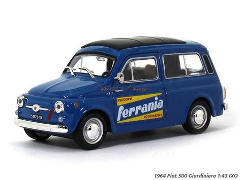 1964 Fiat 500 Giardiniera 1:43 diecast Scale Model Van | Scale Arts India