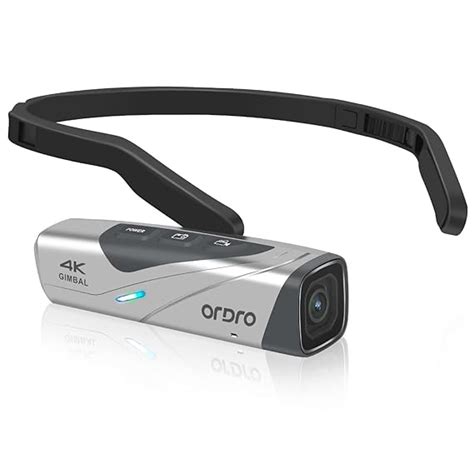 Buy ORDRO EP8 Wearable Camera Hands-Free POV Capture, Ultra HD 4K 60fps ...