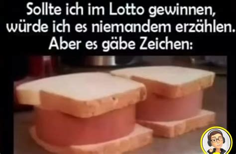 Lottogewinn-Anzeichen - Memes - Schlechte Witze
