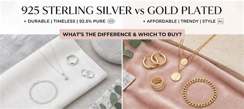925 Sterling Silver vs Gold Plated: Guide – GIVA