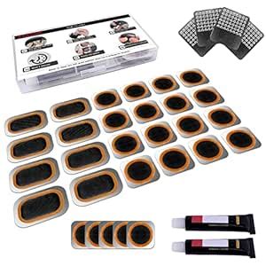 Exppsaf Bike Tire Repair Kit Inner Tube Patch Puncture - with 30PCS ...