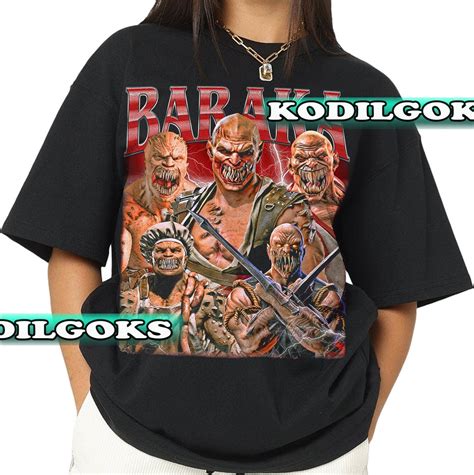 Baraka Vintage Shirt, Baraka MK Game Inspired 90' Tshirt, Baraka Long ...