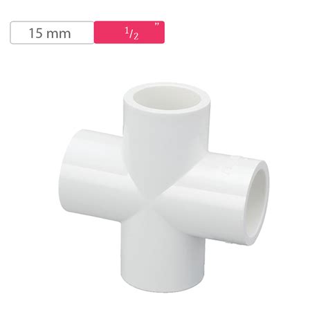 Finolex ASTM Cross Tee 15mm 0.5inch SCH80 | mykit | Buy online | Buy ...