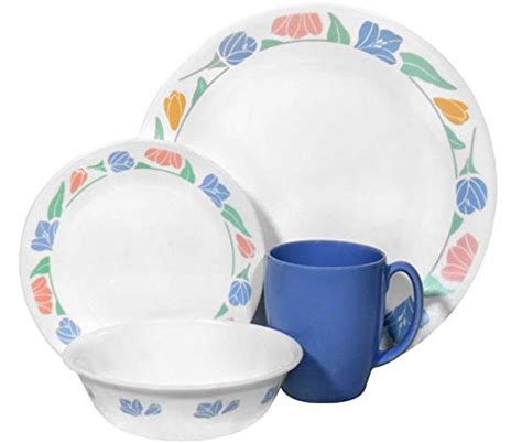 Corelle Livingware 16-Piece Dinnerware Set, Service for 4, Friendship ...
