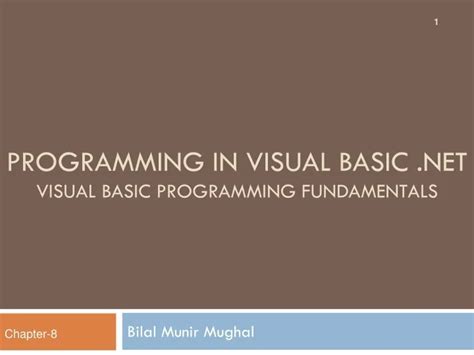 Structured Programming in Visual Basic PPT 的图像结果