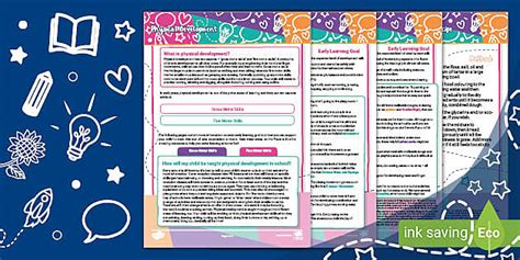 Your Child's Learning in Reception - Physical Development
