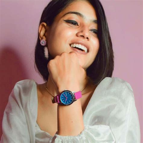 Buy Online Sonata Splash Blue Dial Women Watch With Leather Strap ...