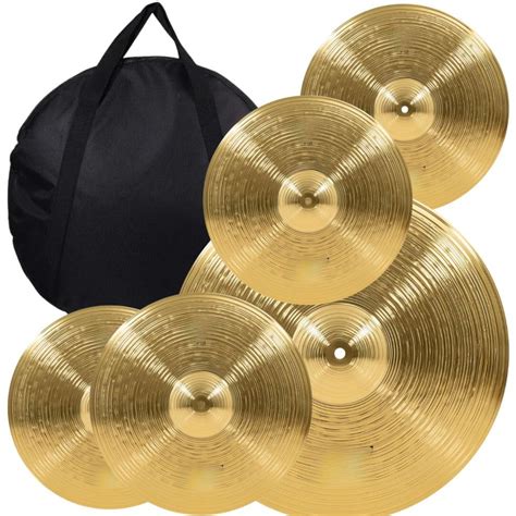 AMG Music Excuisite Alloy Cymbal Set 14"/16"/18"/20" 5 Pieces Drum ...