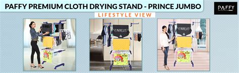 PAffy 2 Poll 3 Layer Cloth Dryer Stand – Prince Jumbo (Multi-Color ...